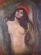 Edvard Munch Maduna oil painting artist